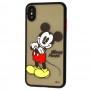 Чохол для iPhone Xs Max Picture shadow matte Mickey Mouse чорний