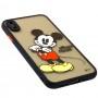 Чохол для iPhone Xs Max Picture shadow matte Mickey Mouse чорний