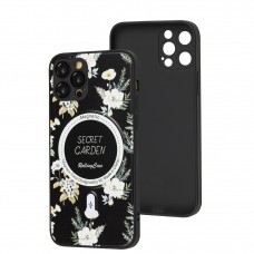 Чехол для iPhone 12 Pro Secret Garden MagSafe black