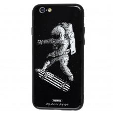 Чехол White Knight для iPhone 6 pictures glass космонавт