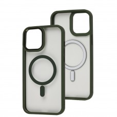 Чехол для iPhone 14 Pro WAVE Blinding light MagSafe green