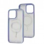 Чехол для iPhone 12/12 Pro WAVE Blinding light MagSafe blue