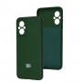 Чохол для Xiaomi Poco M5 Silicone Full camera dark green