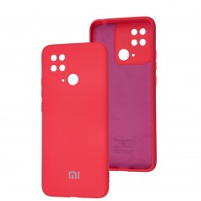 Чохол для Xiaomi Redmi 10C Full camera рожевий / barbie pink