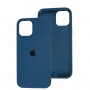 Чехол для iPhone 12 Pro Max Silicone Full navy blue