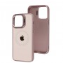 Чохол для iPhone 14 Pro Max Logo Case MagSafe pink sand