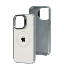 Чохол для iPhone 14 Pro Max Logo Case MagSafe white