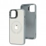 Чохол для iPhone 14 Logo Case MagSafe white