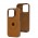 Чохол для iPhone 14 Pro Logo Case MagSafe brown