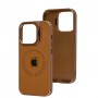 Чохол для iPhone 14 Pro Logo Case MagSafe brown