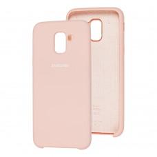 Чехол для Samsung Galaxy J6 2018 (J600) Silky бледно розовый  
