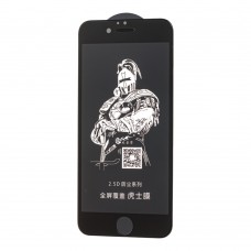 Защитное стекло для iPhone 6 King Fire черное (OEM)