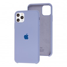 Чохол silicone для iPhone 11 Pro Max case лавандовий сірий