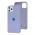 Чехол silicone для iPhone 11 Pro Max case лавандовый серый