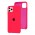 Чехол silicone для iPhone 11 Pro Max case блестящий розовый