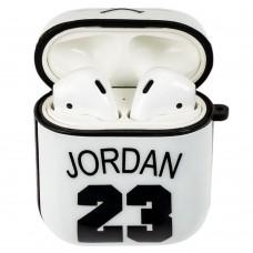 Чехол для AirPods Young Style Jordan 23 белый