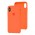 Чохол Silicone для iPhone X / Xs Premium case nectarine