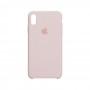 Чохол для iPhone X / Xs Silicone case pink sand