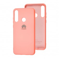 Чехол для Huawei Y6p Silicone Full розовый / peach