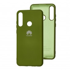 Чехол для Huawei Y6p Silicone Full зеленый / forest green