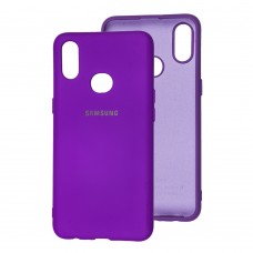 Чехол для Samsung Galaxy A10s (A107) Silicone Full фиолетовый 