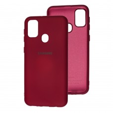 Чехол для Samsung Galaxy M21 / M30s Silicone Full бордовый / marsala