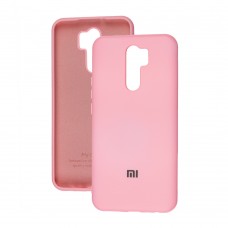 Чохол для Xiaomi  Redmi 9 Silicone Full рожевий / pink
