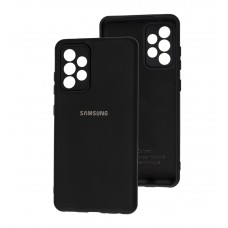 Чехол для Samsung Galaxy A52 Silicone Full camera черный