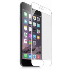 Захисне скло для iPhone 6 Plus Full matt білий (без.уп)