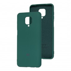 Чехол для Xiaomi Redmi Note 9s / 9 Pro Silicone Full зеленый / pine green