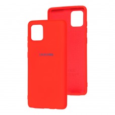 Чехол для Samsung Galaxy Note 10 Lite (N770) Silicone Full красный