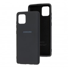 Чехол для Samsung Galaxy Note 10 Lite (N770) Silicone Full темно-серый