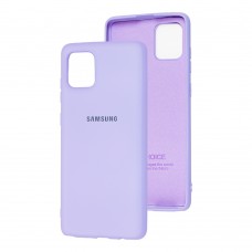 Чехол для Samsung Galaxy Note 10 Lite (N770) Silicone Full сиреневый / dasheen