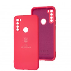 Чохол для Xiaomi Redmi Note 8T Silicone Full Тризуб рожевий / barbie pink