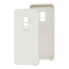 Чехол для Samsung Galaxy S9 (G960) Silky Soft Touch "белый"