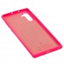 Чехол для Samsung Galaxy Note 10 (N970) Silicone Full розовый / neon