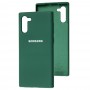 Чохол для Samsung Galaxy Note 10 (N970) Silicone Full зелений / dark green