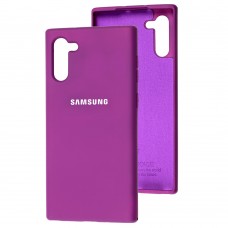 Чехол для Samsung Galaxy Note 10 (N970) Silicone Full фиолетовый / grape