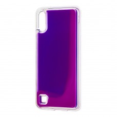 Чехол для Samsung Galaxy A10 (A105) "жидкий песок" фиолетовый