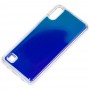 Чехол для Samsung Galaxy A10 (A105) "жидкий песок" синий