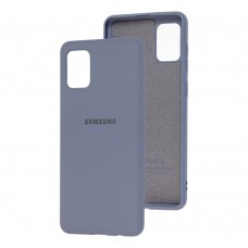 Чехол для Samsung Galaxy A31 (A315) Silicone Full лавандовый серый