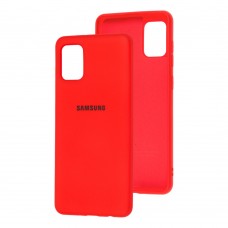Чехол для Samsung Galaxy A31 (A315) Silicone Full красный