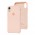 Чехол Silicone для iPhone Xr Premium case розовый песок