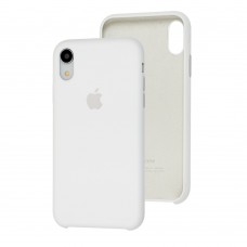 Чехол Silicone для iPhone Xr Premium case белый