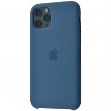Чехол для iPhone 11 Silicone case "синий"