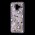 Чехол для Samsung Galaxy A6 2018 (A600) Блестки вода серебристый "пудра и помада"