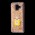 Чехол для Samsung Galaxy A6 2018 (A600) Блестки вода золотистый "духи"
