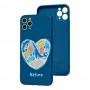 Чохол для iPhone 11 Pro Wave Fancy undersea world / dark blue