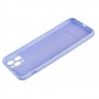 Чехол для iPhone 11 Pro Max Wave Fancy rainbow smile / lavender