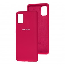 Чохол для Samsung Galaxy A31 (A315) Silicone Full вишневий